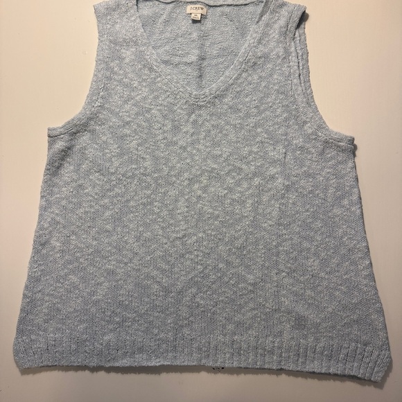 J. Crew Sweaters - J. Crew V neck beach sweater tank, size XL -